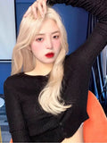 DAIIIBABYYY  -  Fashionable Long Curly Hair Middle Parted Side Bangs Big Wave Lazy Curling Summer Full Head Cover