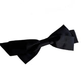 DAIIIBABYYY  -  French Style Black Satin Big Bow Hairpin New Women's Face Small Hair-Top Clip Back Head Hair Clip Headdress New