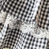 Daiiibabyyy  Plaid Short New Thin Skirt Stretch Waist Ball Gown Fresh Cake Mujer Faldas Slim Personalized Streetwear Fashion Skirts
