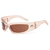 DAIIIBABYYY  -  Small Frame Luxury Brand Designer y2k Sunglasses Women For Men Sport Trending Riding Sun Glasses Goggle Punk Moon Eyewear UV400