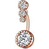 DAIIIBABYYY  -  Fashion Crystal Belly Piercing for Women Sexy Navel Ring Ombligo Belly Button Piercing Body Piercing Jewelry Wholesale
