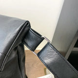 Daiiibabyyy  Designer Style Men's Commuting File Bag Hand-Held Briefcase Multifunctional Large Capacity Versatile Tote Bag Crossbody Bag
