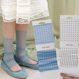 Daiiibabyyy  Colorful Ins Polka Dot Socks for Summer Thin Silk Sheer Breathable Leg Warmers Cute Footless Ankle Cuffs Trendy Calf Sleeves