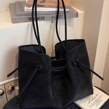 Daiiibabyyy  Trendy All Match Solid Y2k Aesthetic Women's Handbags Fashion Simple Solid Shoulder Bags 2026 Korean Office Lady Underarm Bag