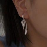 Daiiibabyyy  Ribbon Shaped Dangle Earrings For Women Designer Chic Luxury Drop Earring Party Gift