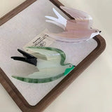 Daiiibabyyy  1/2pcs Sweet and cute new vinegar hair clip, bird animal, shark clip, swallow clip, dished hair, ponytail clip, hair catcher