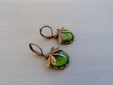 Daiiibabyyy  New Boho Vintage Crystal Dragonfly Earrings for Women Fashion Metal Carving Pattern Inlaid Moonstone Animal Earring Jewelry Gift