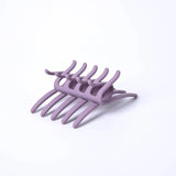 Daiiibabyyy  Vintage Square Interlocking Hair Clip for Women - Matte Plastic Claw Comb, Anti-Slip Ponytail Holder Updo Hair Accessories