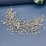 Daiiibabyyy  Champagne Bridal Headbands Head Jewelry Blue Crystal Wedding Hair Accessories Birthday Tiara Red Party Hairpiece for Woman