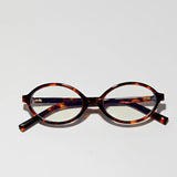 Daiiibabyyy  New Sunglasses for Men Oval Retro Sun Glasses Women and Transparent Glasses Frame