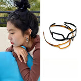 Daiiibabyyy  Glasses Frame Headband Ultra-light Headband Acrylic Headband Suitable for All Seasons