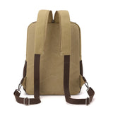 Daiiibabyyy  Canvas retro backpack, outdoor hiking, multifunctional, multi compartment, chest bag, side backpack