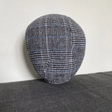 Daiiibabyyy  Grey Plaid Newsboy Hat Wool Womens Mens Ivy Cap Cabbie Driver Hat Autumn Winter Flat Hats Vintage Gatsby Beret 43