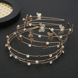 DAIIIBABYYY  -  Multi-layer Metal Headband For Women Butterfly Star Moon Hairband  Fashion Hair Hoop Elegant Hair Bands Hair Accessories