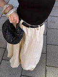 Daiiibabyyy  Leisure and comfortable fluffy flower bud spring and summer new half skirt fashion street photography simple half skirt