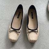 Daiiibabyyy 2024 Spring Pink Beige New Round Toe Women Flat Shoes Shallow Slip On Ladies Casual Ballerina Soft Ballet Flats Shoes Laofer
