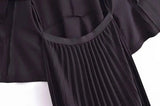 Daiiibabyyy  Corset Dress Women Pleated Vests Long Dresses For Women Sleeveless Office Party Dress Ruched Midi Evening Dresses 82N4