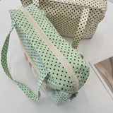 Daiiibabyyy  Ladies' Shoulder Bags Simple Solid Color Versatile Japanese Anime Kpop Tote Bag Large Capacity Luxury Brand New Handbag For Girl