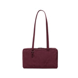 Daiiibabyyy  New Style Checkered Shoulder Bags Fashion Solid Color Simple Large Capacity Nylon Tote Canvas Travel Bag Unisex Storage Bag