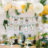 Daiiibabyyy Jungle Animals Tableware Safari Party Decorations for Home 1st Birthday DIY Craft Kids Gift Wild One 1st Birthday Party Supplies
