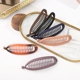 Daiiibabyyy  Banana Clip Vertical Hair Clip Ponytail Hair Clip Women Fashion Twist Clip Large Hair Volume  Headdress Hair Accessories