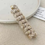 DAIIIBABYYY  -  New Korean Spiral Hair Ties High Elastic Telephone Cord Braid Hair Band Women Girls No Crease Ponytail Holder Hair Ropes