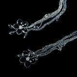 Daiiibabyyy  New Transparent Butterfly Beads Bridal Headwear Beaded Wedding Hairband Accessories Original Crystal Headwear for Women