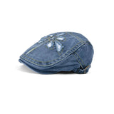 Daiiibabyyy  Japanese Retro Street Grinding Design Forward Hat Men and Women Spring and Summer Short Brim Literary and Artistic Painter Cap