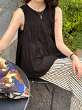 DAIIIBABYYY  -  Summer New Top Design Feels Small, Loose, Slim, and Fairy Sleeveless Doll Shirt