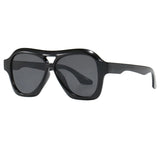 Daiiibabyyy  Retro Women Double Beam Sunglasses Brand Designer Glasses New Ins Fashion Gradient Eyewear Men Eyeglasses UV400 Goggles