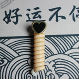 DAIIIBABYYY  -  Y2k Heart Design Ponytail Elastic Hair Bands Rubber Hair Ties Bundle Scrunchies Telephone Wire Hair Accessories Women Headband