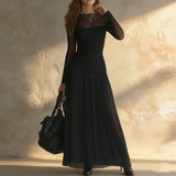 Daiiibabyyy  Spring New Arrival Fashion Elegant Casual Lace Spliced Slim-Fit Dress With Charming Design for Trendy Ladies