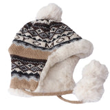 Daiiibabyyy  Autumn Winter Sherpa Peru Hat Ear Protection Warm Knitting Plush Ball Snow Ski Cap Hunting Balaclava Windproof Hats