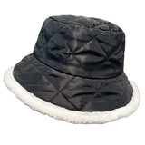 Daiiibabyyy  Winter Cotton Hats Lightweight Warm Hat Bucket Hat Fashion Versatile Foldable Basin Hat Plush Women's Hats Down Panama Caps