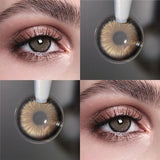 Daiiibabyyy  Contact Lenses Cosmetic Brown Gray Softlens Kawaii Contacts for Eye Beauty Makeup