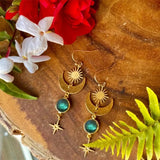 DAIIIBABYYY  -  Magic Labradorite Fairy Earrings Hypoallergenic Wanderlust Jewelry Bohemian Earrings Fashion Novelty Women Gift Statement