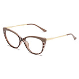 Daiiibabyyy  Fashion Cat Eye Optical Glasses Frames Women Vintage Clear Lens Optical Eyeglasses Frame Prescription Spectacle Frames