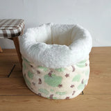 DAIIIBABYYY  -  Cute pet Sleeping Bag,Warm Soft Dog Cat Litter Bed,Pet House,Lovely Puppy Nest Mat Cushion,Small Dogs Bed,Chihuahua Teddy Kennel