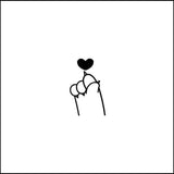 Daiiibabyyy  Cute Small Tattoo Sticker Waterproof Temporary Tattoo Lasts Up To 15 Days