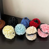 Daiiibabyyy  Korean lace rose flower grab clip female small back head clip headdress new high-quality hair accessories hairpin