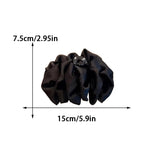 Daiiibabyyy  Blue Shark Clip Denim Heavy Cloth Hairpin Female Elegant Temperament Fashion Female Hairpin Hair Accessories