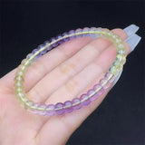 DAIIIBABYYY  -  6MM Natural Ametrine Bracelet String Charms Strand Exquisite Jewelry Gift Healing Crystal Energy Gift 1pcs