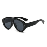 Daiiibabyyy  Fashion Retro Pilot Sunglasses for Women Leopard Blue Lens UV400 Shades Punk Trendy Frame Outdoor Sun Glasses for Men Women