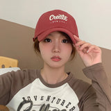 Daiiibabyyy  Fashion Summer Baseball Cap Women Men Adjustable Cotton Sport-cap Female Leisure Classic Big Brim Sunshade Hat Outdoor Male