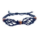 DAIIIBABYYY  -  Crystal Bracelet Holder Cage Cord for Crystal Quartz Bracelet Cord Empty Stone Holder DIY Bracelet Jewelry Making Holder