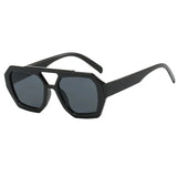 Daiiibabyyy  Unisex Sunglasses European American Double Beam Irregular New Retro High Quality Luxury Brand Personalized Popular Sunglasses