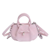 Daiiibabyyy  Women's New Handbags Pearl Solid Color Fashionable Simple Versatile Sweet Cute Korean Crossbody Bags Luxury Brand Shoulder Bags