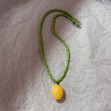 Boho Simple Beads Imitation Pearl Choker Necklace Women Men Vintage Stainless Steel Handmade Chain Aesthetic Y2K Jewelry Gift