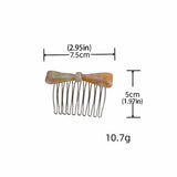 Daiiibabyyy  Teeth Acetic Acid Bow Hair Comb Barrettes Styling Tool Bowknot Hairpin Fixed Combs Korean Style Headwear Anti Slip Bangs Clip