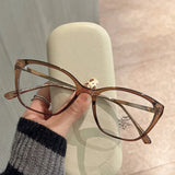 Daiiibabyyy  Material Man Glasses Frames Cat Eye Shape Anti Blue Light Woman Glasses Hot Selling Eyeglass Frames for Women